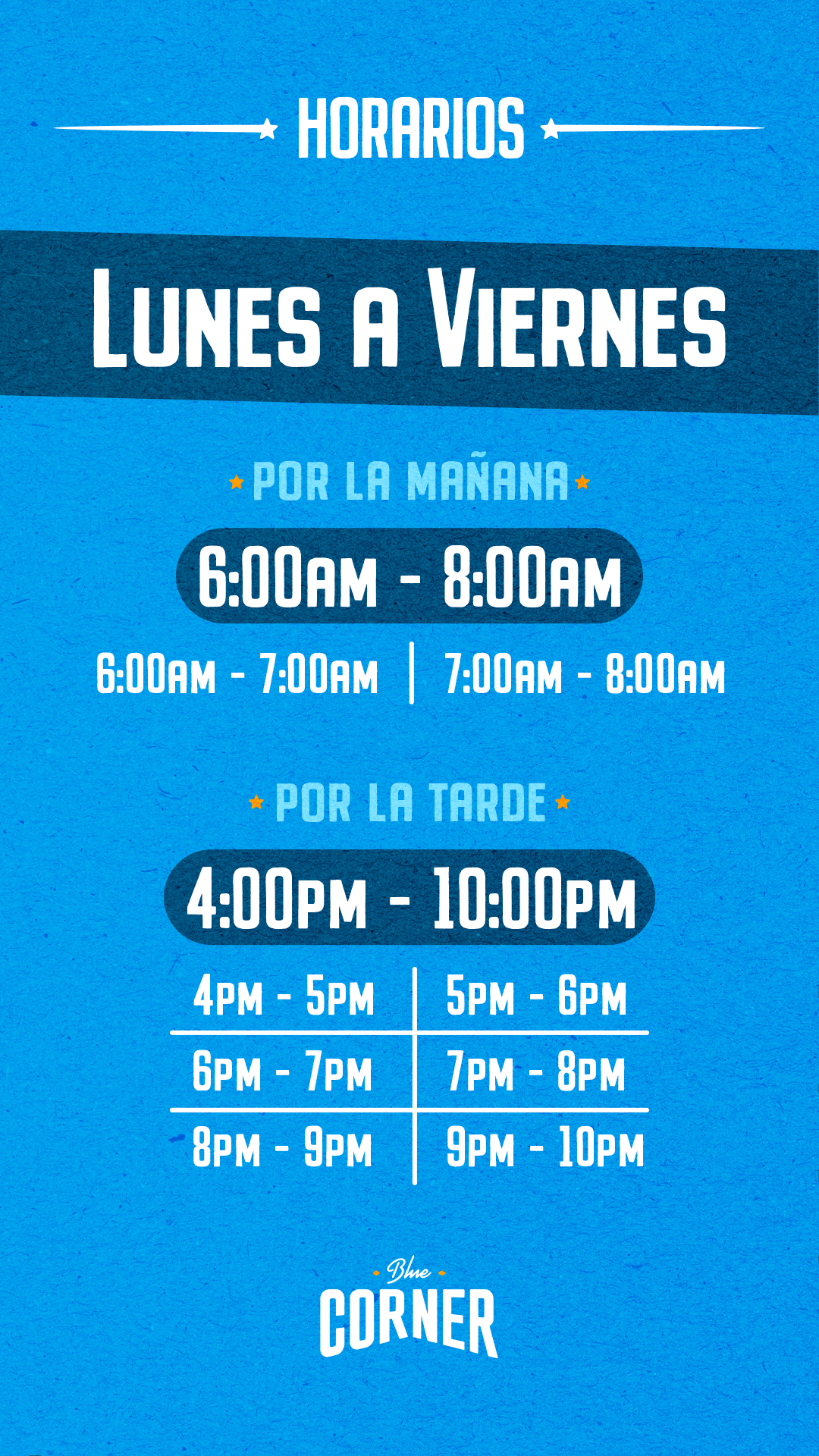 Horarios 2023